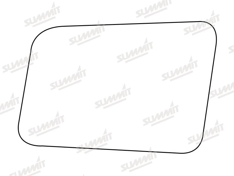 Summit Stick-On Anti Dazzle Mirror Glass fits Vauxhall Astra LHS Summit - Bars 4 Cars