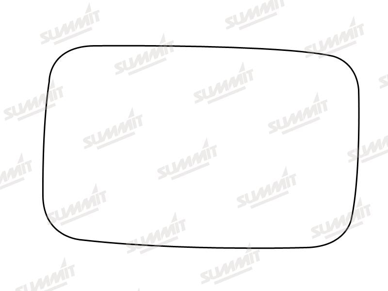 Summit Stick-On Anti Dazzle Mirror Glass fits BMW 3 5 Series LHS RHS Summit - Bars 4 Cars