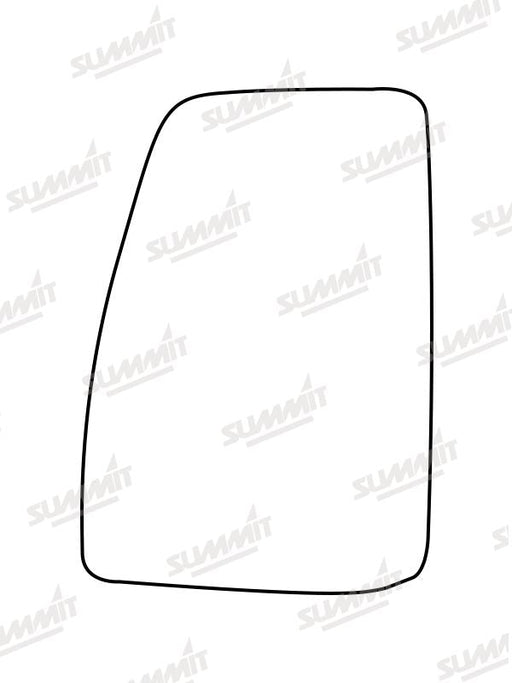 Summit Stick-On Commercial Mirror Glass fits Ford Transit Custom 12 to 17 LHS Summit - Bars 4 Cars