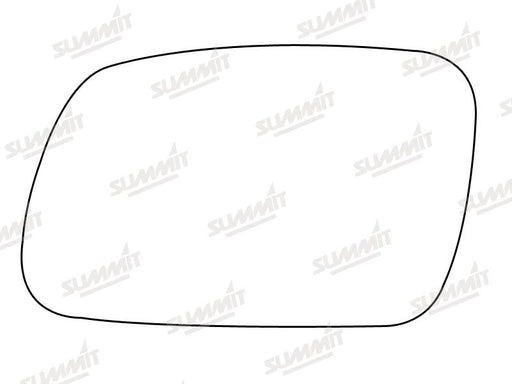 Summit Stick-On Standard Mirror Glass fits Peugeot 307 LHS Summit - Bars 4 Cars