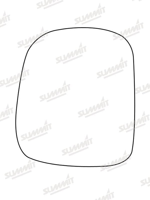 Summit Stick-On Standard Mirror Glass fits Nissan Serena RHS Summit - Bars 4 Cars
