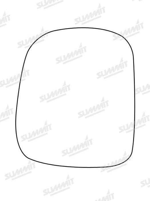 Summit Stick-On Standard Mirror Glass fits Nissan Serena RHS Summit - Bars 4 Cars