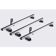Summit Commercial 3 x Aluminium Fixed Point Roof Bars Rack 1.7m SULC-011 Summit - Bars 4 Cars