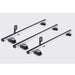 Summit Commercial 3 x Aluminium Fixed Point Roof Bars Rack 1.7m SULC-011 Summit - Bars 4 Cars