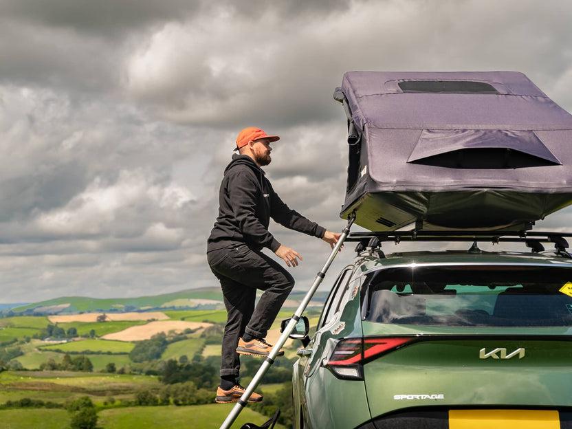 TentBox GO 2 Persone Lightweight Roof Tent 4 Season TENTBOX - Bars 4 Cars