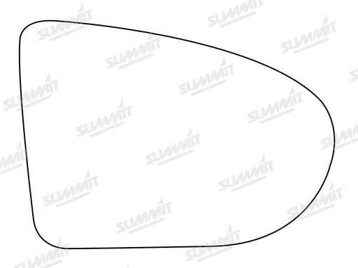 Summit Heated Base Plate With Standard Mirror Glass fits Nissan Qashqai 08 on RHS Summit - Bars 4 Cars