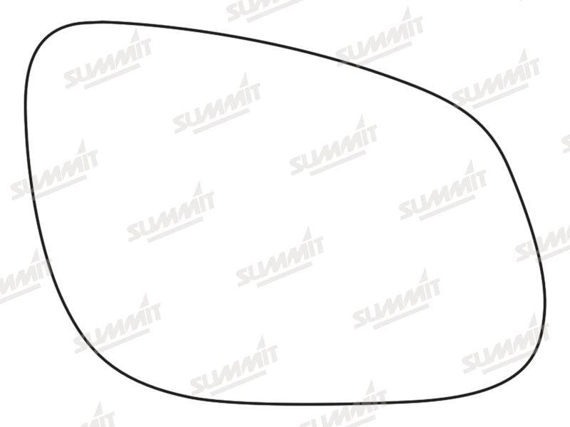 Summit Stick-On Standard Mirror Glass fits Kia Rio RHS Summit - Bars 4 Cars