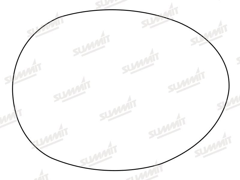 Summit Stick-On Aspheric Mirror Glass fits Mini Cooper 14 on RHS Summit - Bars 4 Cars