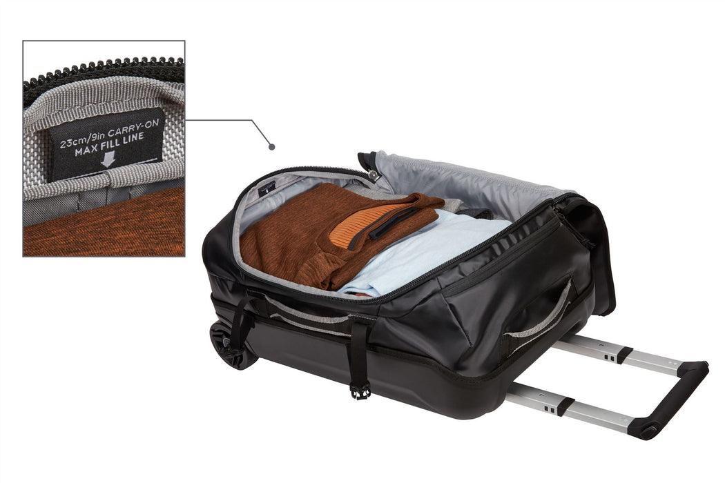 Thule Chasm carry on wheeled duffel bag 40L black Carry-on luggage Thule - Bars 4 Cars