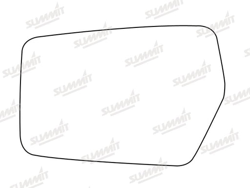 Summit Stick-On Standard Mirror Glass fits Skoda Favourit RHS Summit - Bars 4 Cars