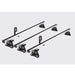 Summit Commercial 3 x Aluminium Fixed Point Roof Bars Rack 1.5m SULC-013 Summit - Bars 4 Cars