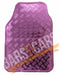 Universal Pink Metallic Streetwize Checker RubberGirls Car Floor Mats Set SWTP6 Streetwize - Bars 4 Cars