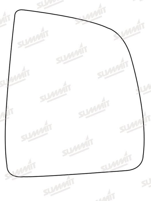 Summit Stick-On Commercial Mirror Glass fits Fiat Dobl?? RHS Summit - Bars 4 Cars