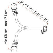 Fiamma Bike-Block Pro S 4 - Deep Black 07215P01A Fiamma - Bars 4 Cars
