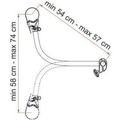Fiamma Bike-Block Pro S 4 - Deep Black 07215P01A Fiamma - Bars 4 Cars