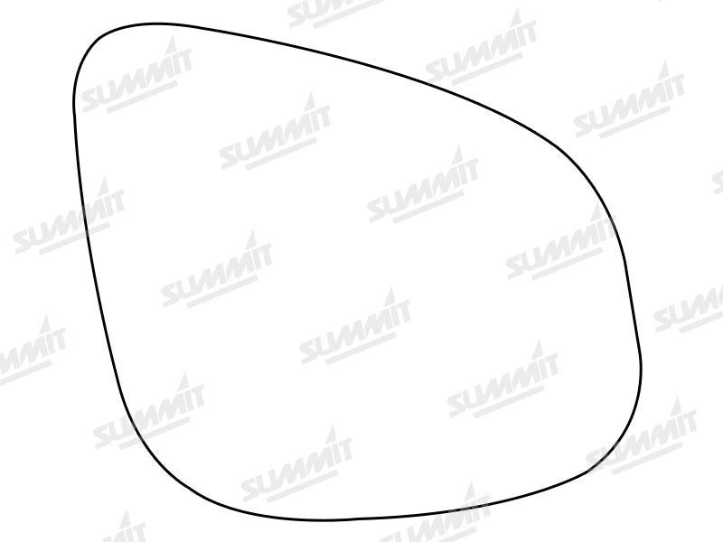 Summit Stick-On Aspheric Mirror Glass fits Renault Kangoo 12 on RHS Summit - Bars 4 Cars