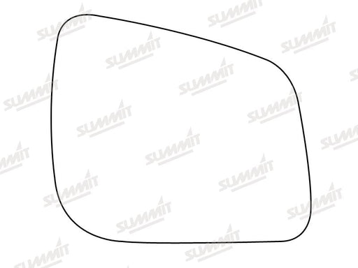Summit Stick-On Aspheric Mirror Glass fits Mercedes A B Class 09 on RHS Summit - Bars 4 Cars