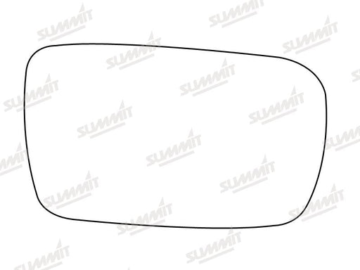 Summit Stick-On Standard Mirror Glass fits Toyota Yaris LHS Summit - Bars 4 Cars
