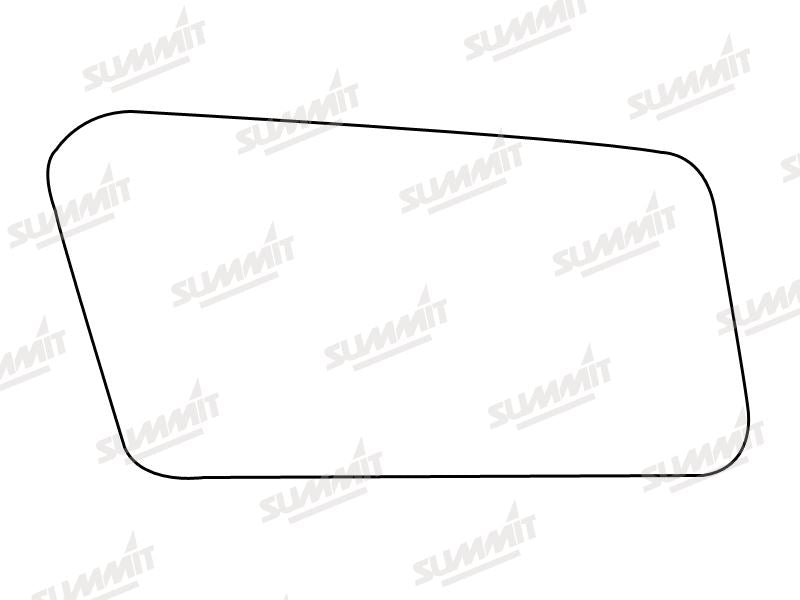 Summit Stick-On Standard Mirror Glass fits Toyota Carina RHS Summit - Bars 4 Cars