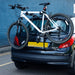 2 Bicycle Bike Car Cycle Carrier Rack Universal Fitting Hatchback Estate 45KG UKB4C - Bars 4 Cars