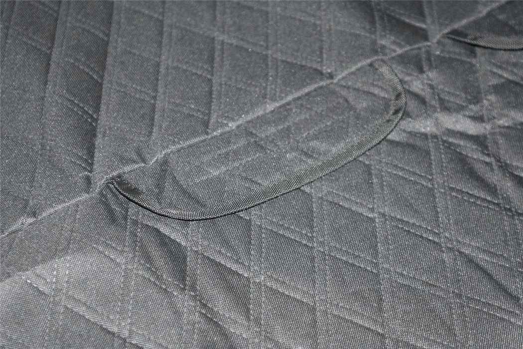 Padded Quilted Rear Car Seat Cover & Boot Liner Dog Pet Universal Fit UKB4C - Bars 4 Cars