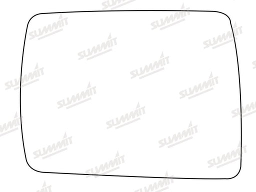 Summit Stick-On Standard Mirror Glass fits Daihatsu Fourtrak LHS Summit - Bars 4 Cars