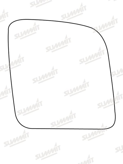 Summit Non-Heated Base Plate With Commercial Mirror Glass fits Ford Transit Connect RHS Summit - Bars 4 Cars