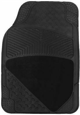 Heavy Duty Rubber & Carpet Car Floor Mats Set Universal Fit UKB4C - Bars 4 Cars