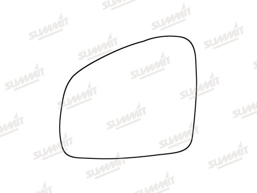 Summit Stick-On Standard Mirror Glass fits Renault Twingo 14 on LHS Summit - Bars 4 Cars
