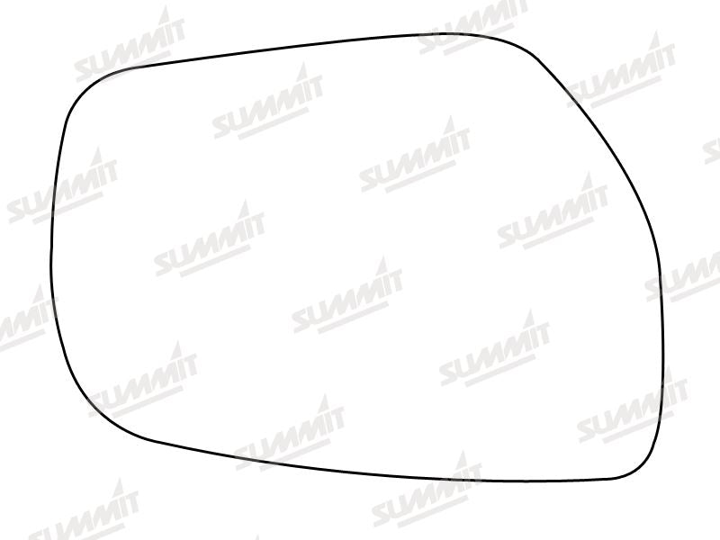 Summit Heated Base Plate With Standard Mirror Glass fits Renault Koleos 07 on RHS Summit - Bars 4 Cars