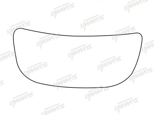 Summit Stick-On Commercial Lower Blind-Spot Mirror Glass fits Renault Traffic, Nissan Primastar, Vauxhall Vivaro RHS Summit - Bars 4 Cars