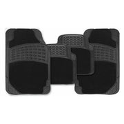 Heavy Duty Rubber & Carpet Floor Mats Set Universal Fit UKB4C - Bars 4 Cars
