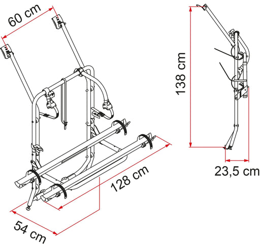 Fiamma Carry-Bike Vwt4 02094-18A Fiamma - Bars 4 Cars