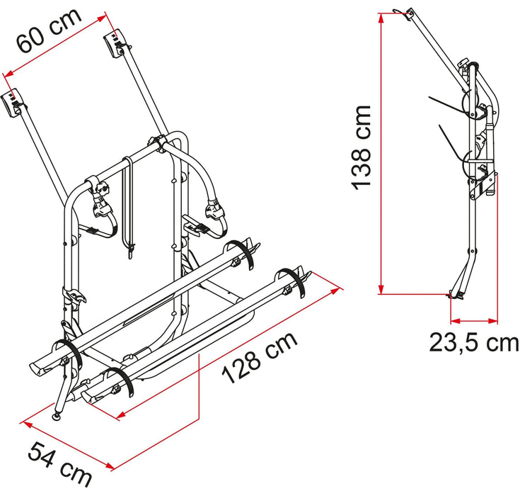 Fiamma Carry-Bike Vwt4 02094-18A Fiamma - Bars 4 Cars