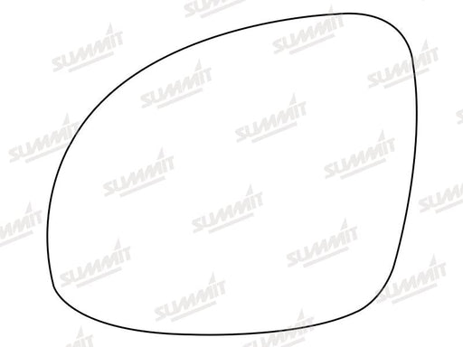 Summit Heated Base Plate With Standard Mirror Glass fits VW Tiguan / Sharan LHS Summit - Bars 4 Cars