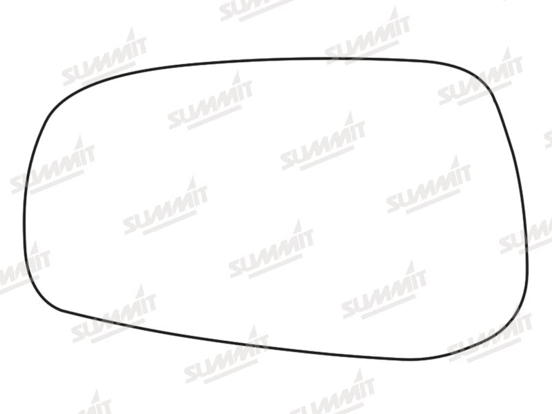 Summit Stick-On Standard Mirror Glass fits Volvo V70 LHS Summit - Bars 4 Cars