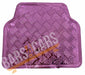 Universal Pink Metallic Streetwize Checker RubberGirls Car Floor Mats Set SWTP6 Streetwize - Bars 4 Cars