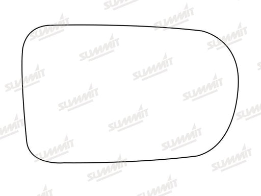 Summit Stick-On Standard Mirror Glass fits Daihatsu Charade LHS Summit - Bars 4 Cars