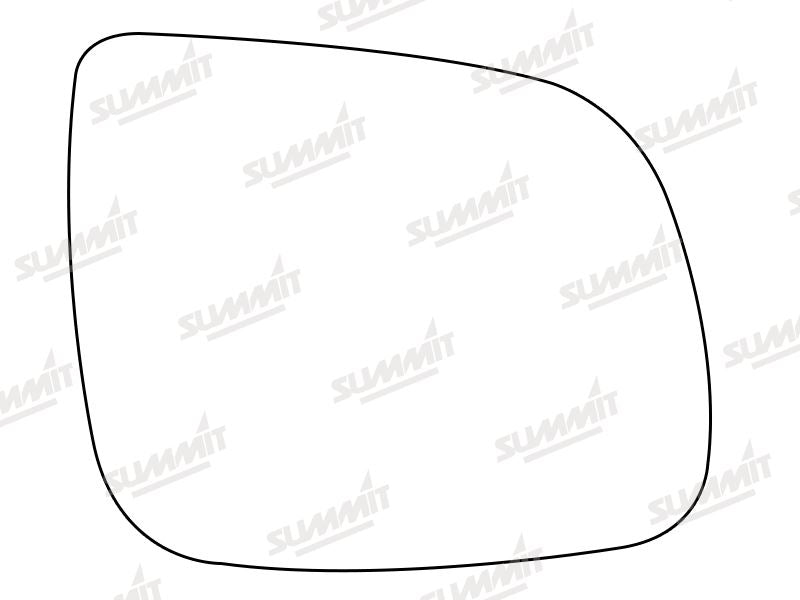 Summit Stick-On Standard Mirror Glass fits VW Touran, Audi Q5 & Q7 RHS Summit - Bars 4 Cars
