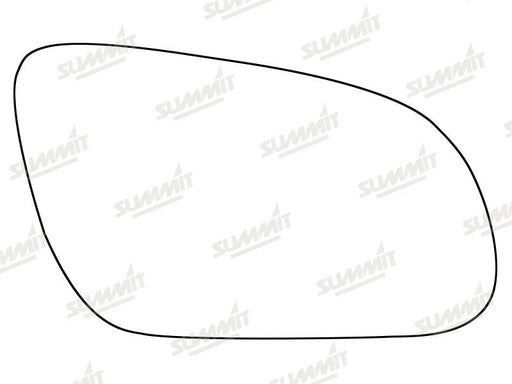 Summit Stick-On Standard Mirror Glass fits Audi A8 02 to 08 RHS Summit - Bars 4 Cars