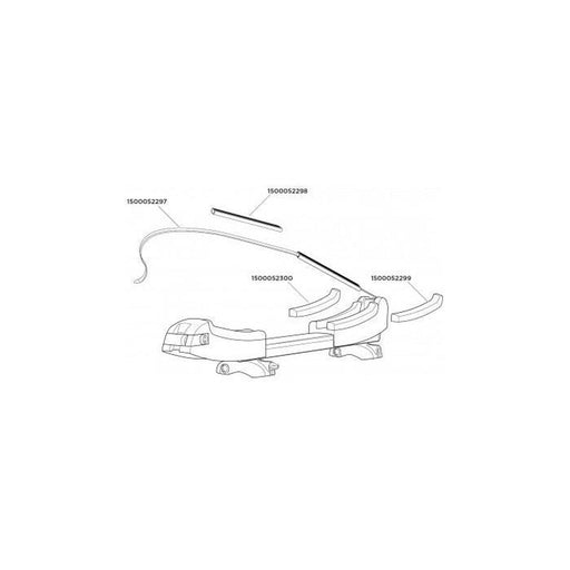 Thule Base pad left Spare / Replacement Part 1500052300 / 52300 Thule - Bars 4 Cars