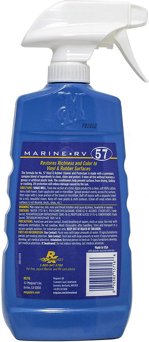 Meguiar's 57 Marine RV Vinyl and Rubber Cleaner & Protectant 473ml Meguiars - Bars 4 Cars