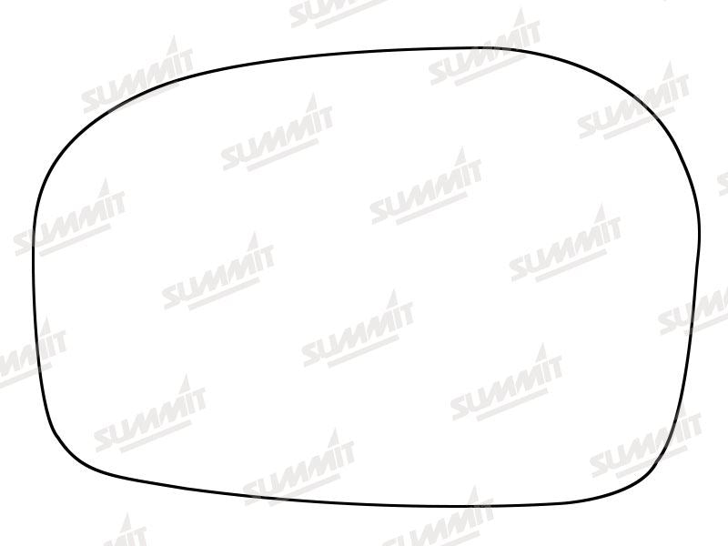 Summit Heated Backing Plate with Standard Glass fits Honda Jazz 09-19 LHS Summit - Bars 4 Cars