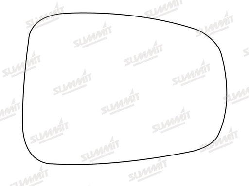 Summit Stick-On Aspheric Mirror Glass fits Citroen C8, Fiat Ulysee, Lancia Phedra Peug 807 RHS Summit - Bars 4 Cars