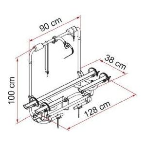 Fiamma Carry-Bike Caravan Xl A Pro 200 02096-32- Fiamma - Bars 4 Cars