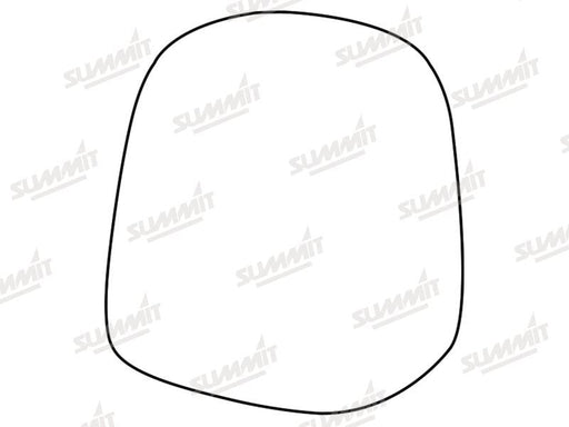 Summit Stick-On Standard Mirror Glass fits Toyota Landcruiser 09 to 15 RHS Summit - Bars 4 Cars