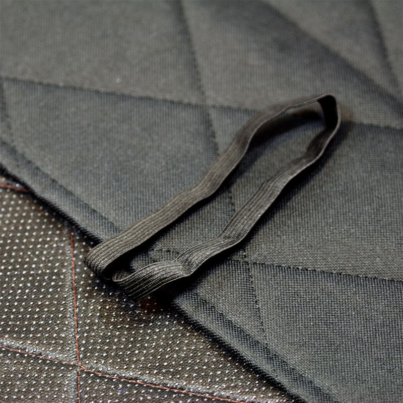 Padded Quilted Rear Car Seat Cover & Boot Liner Dog Pet Universal Fit UKB4C - Bars 4 Cars