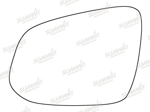 Summit Stick-On Standard Mirror Glass fits Toyota Rav4 13 on LHS Summit - Bars 4 Cars