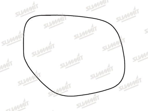 Summit Stick-On Standard Mirror Glass fits Mitsubishi Outlander (Including PHEV) 2012 on RHS Summit - Bars 4 Cars