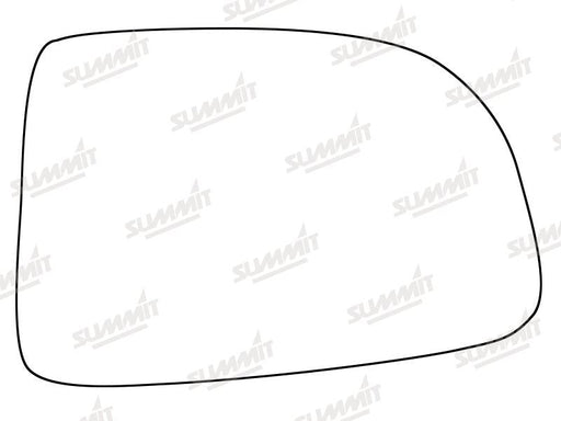 Summit Stick-On Standard Mirror Glass fits Kia Carens RHS Summit - Bars 4 Cars